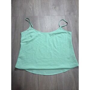 Denim & Supply Ralph Lauren Women's White Tank Top Size Large Turquoise Colorful